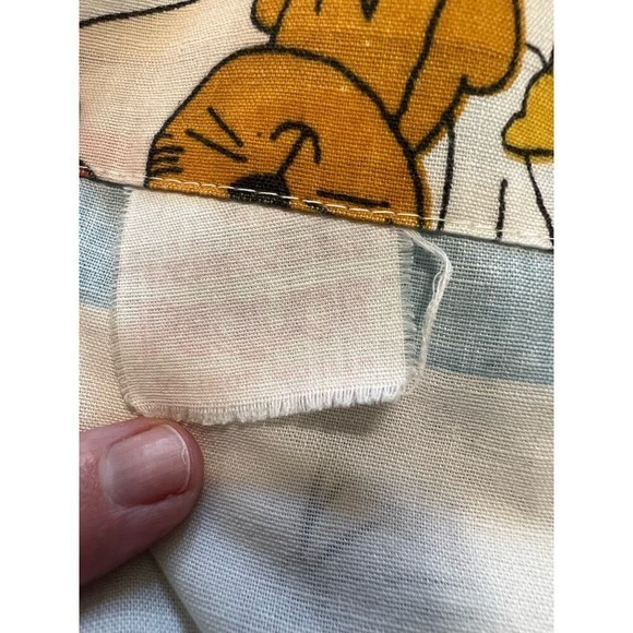 Sid the Cat Vtg Ziggy Character Twin Bed Sheets Flat and Bottom No Pillow Case - Picture 5 of 9